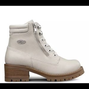 NEW Chunky “Combat Style” Leather LaceUp Booties/Boots (7) $85 SOLD!